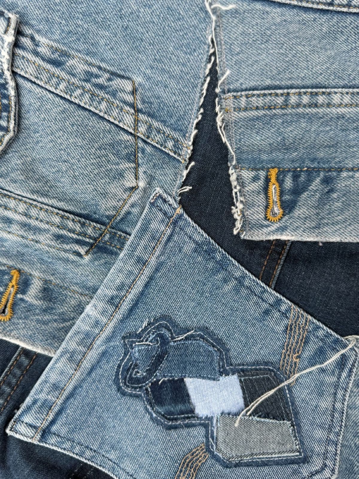 Sac en jean recyclé TB-011/030, détail du logo Solangepoint