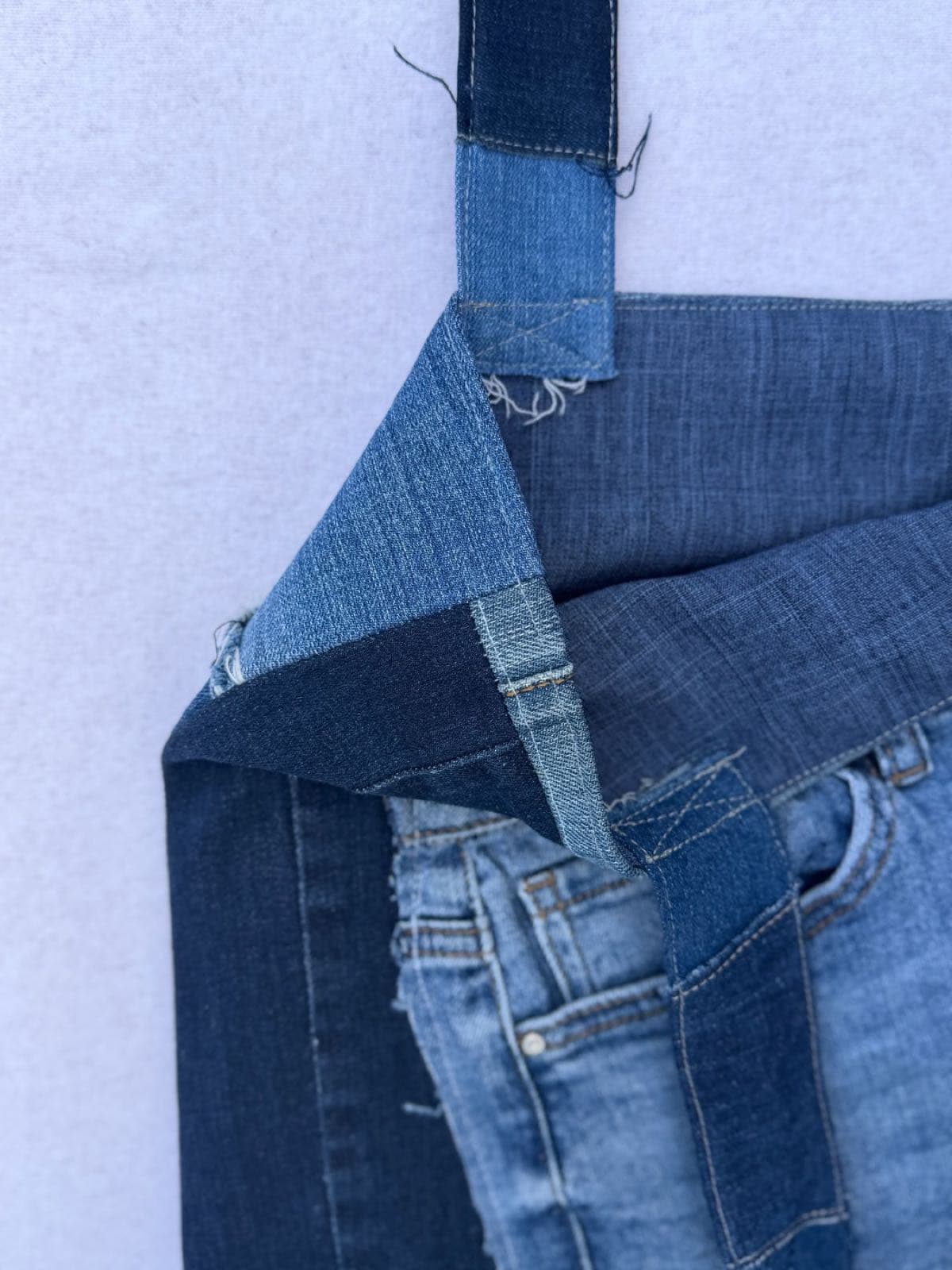 Sac en jean recyclé TB-022/030, intérieur et doublure